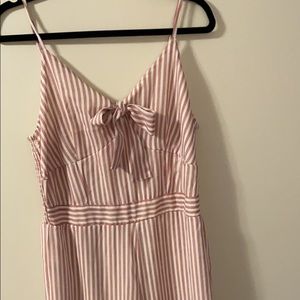 Striped jumpsuit